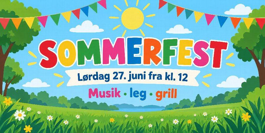 Bannere lavet med AI: SOMMERFEST